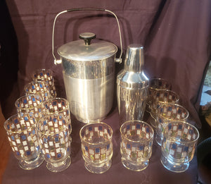 VINTAGE COCKTAIL SERVICE SET