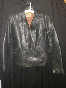 1930'S HORSEHIDE LEATHER BOMBER JACKET