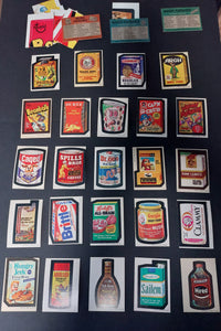 54 different1973-1975 Wackey pack stickers (Un-used