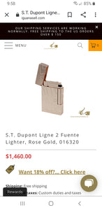 S.T. DUPONT PARIS LIGHTER